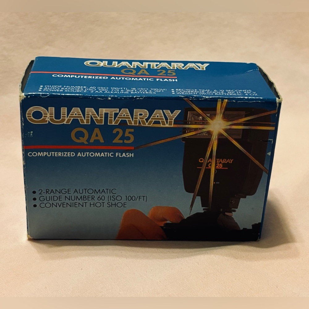 B/N QUANTARY QA 25 COMPUTERIZED AUTOMATIC FLASH 30.00